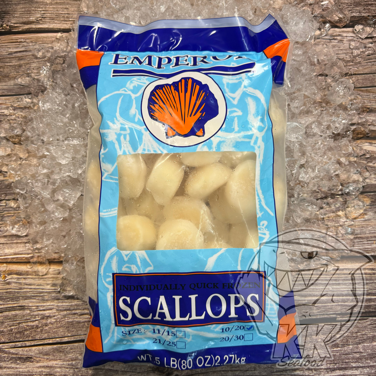 Premium Sea Canadian Jumbo Scallops (2.27kg)