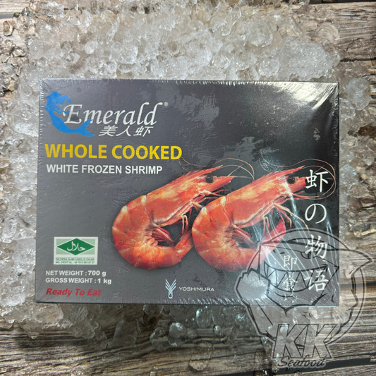 Whole Cooked White Frozen Shrimp
